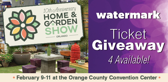 Watermark Giveaway Four Tickets To The Orlando Home And Garden